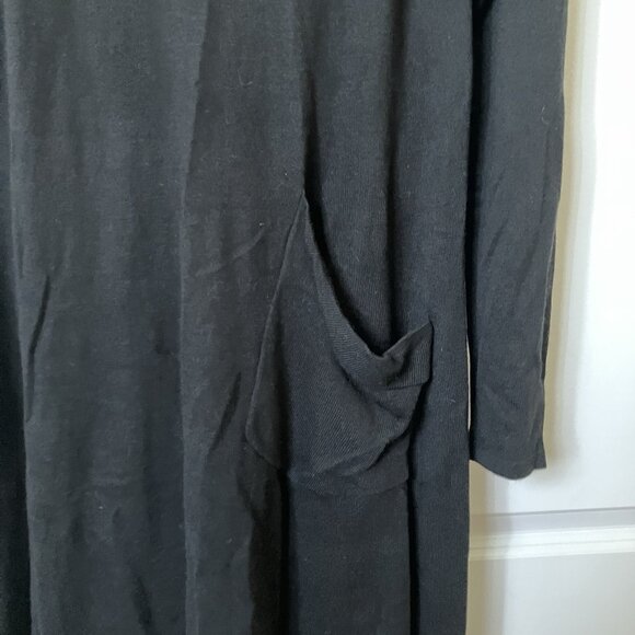 Philosophy Dress Womens M Black Long Sleeve Knit Sweater Lagenlook Artsy Boho - Picture 3 of 10